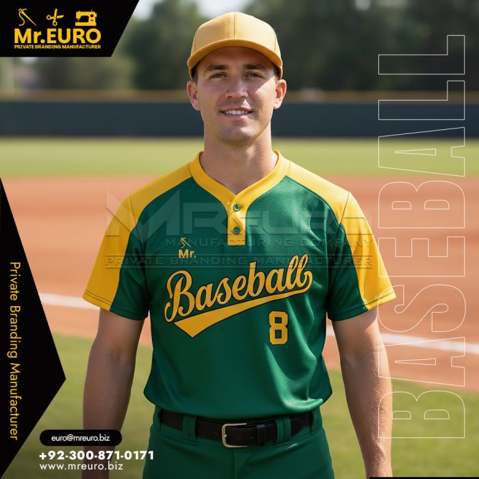 Custom 2 Button Baseball Jersey