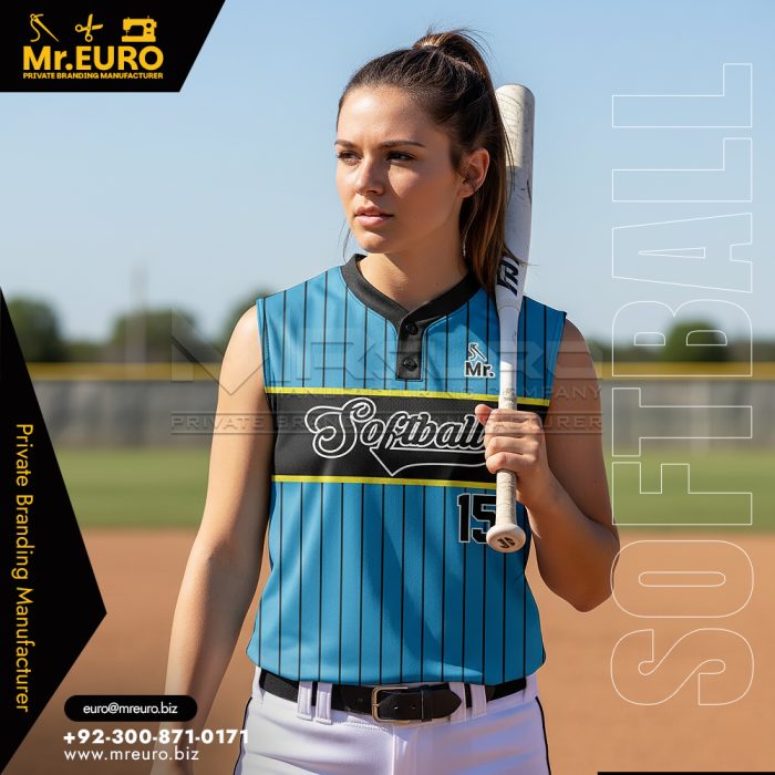 Softball 2 Button Sleeveless