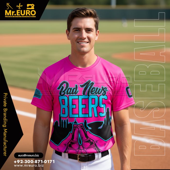 Sublimated Baseball Crew Neck Jersey