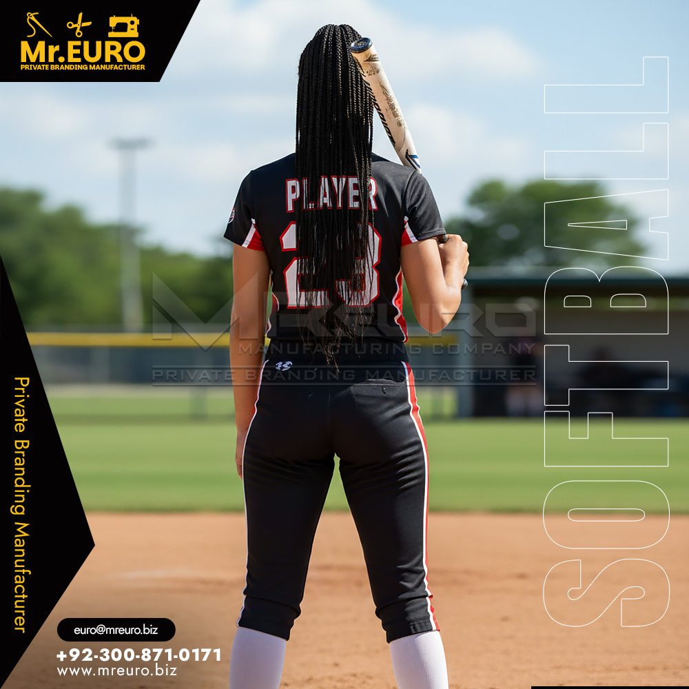 Crew Neck Softball Uniform Sublimated Team Set Wear - Image 2