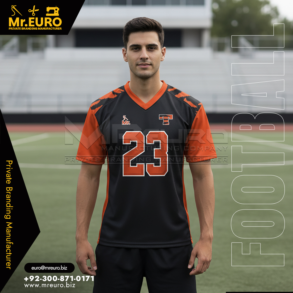 American Football Fan Jersey Custom Team Colors