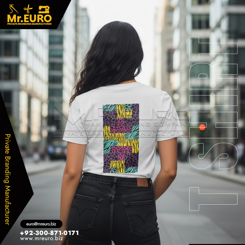Women's Casual Printed Crew Neck T-Shirt Style - Image 2