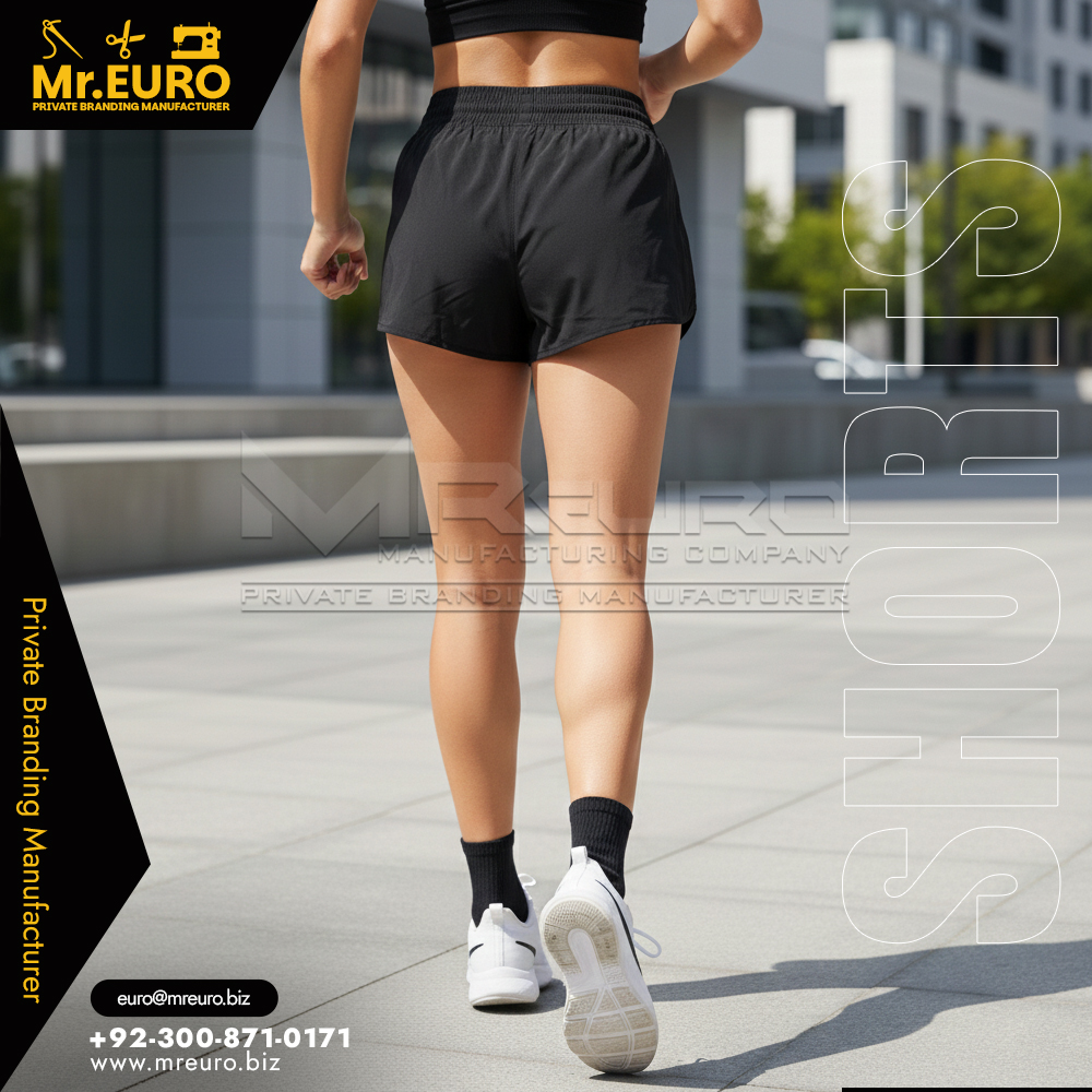 Comfortable Summer Black Casual Shorts Women - Image 2