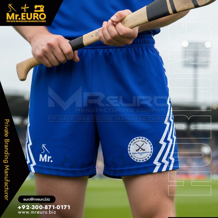 Lightweight Royal Blue Hurling Shorts for Match Play