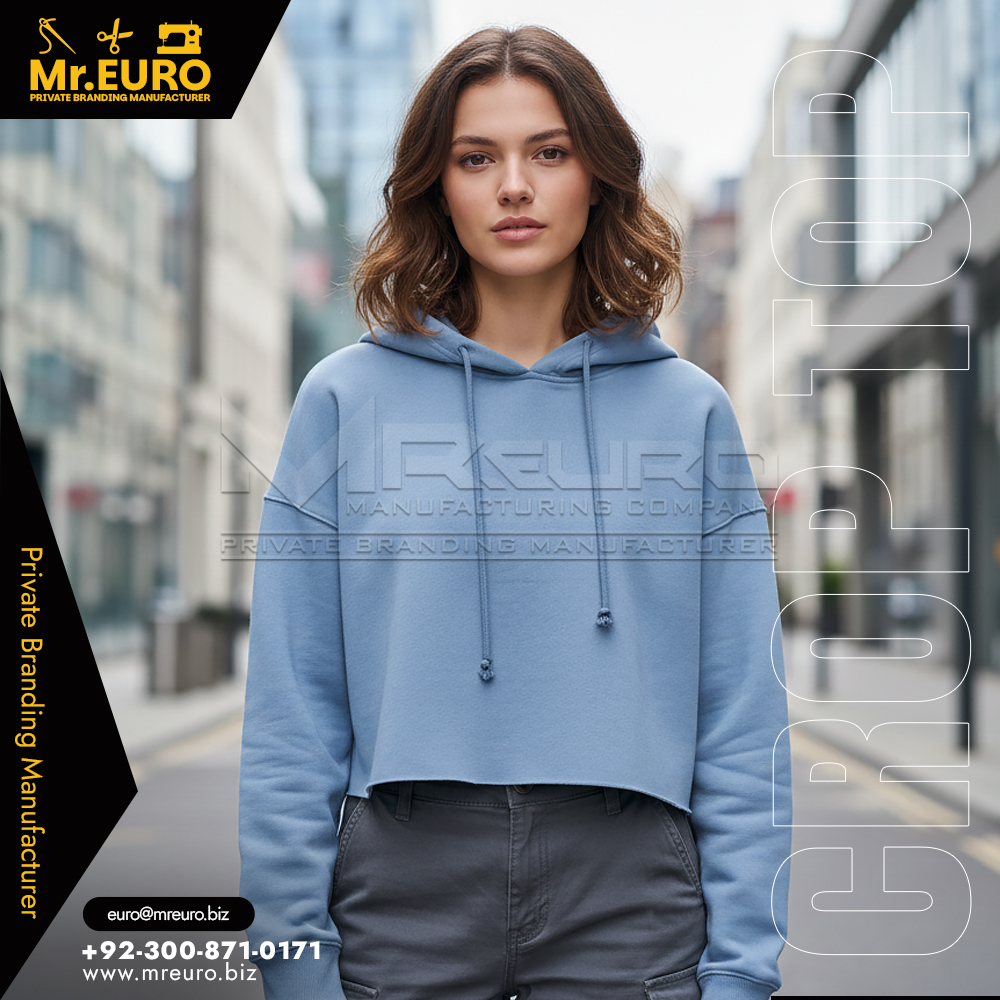 Women Streetwear Crop Top Hoodie Casual Days