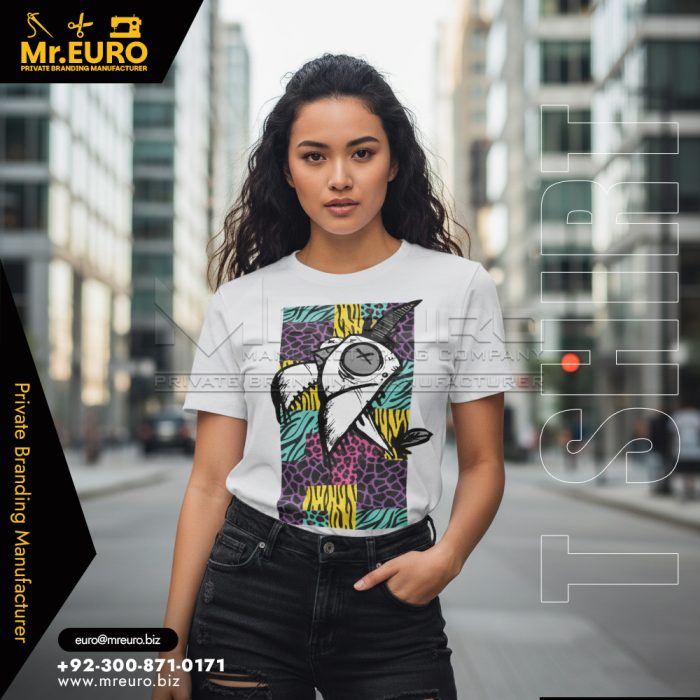 Women's Casual Printed Crew Neck T-Shirt Style