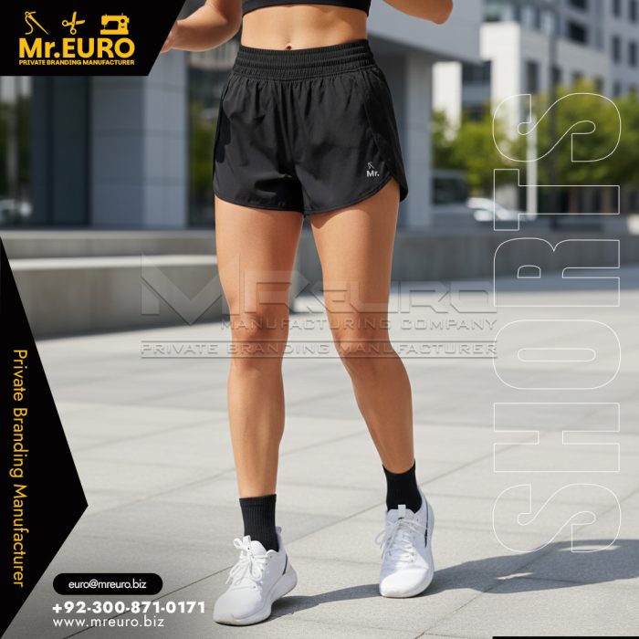 Comfortable Summer Black Casual Shorts Women