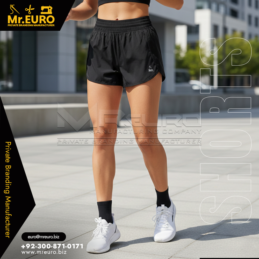 Comfortable Summer Black Casual Shorts Women