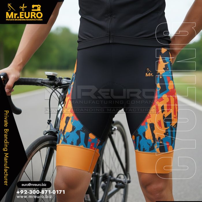 Premium Sublimated Cycling Shorts for Road Riders