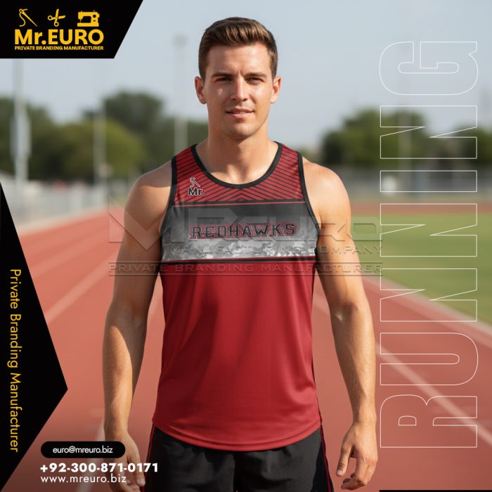 Lightweight Sublimation Running Sleeveless Top