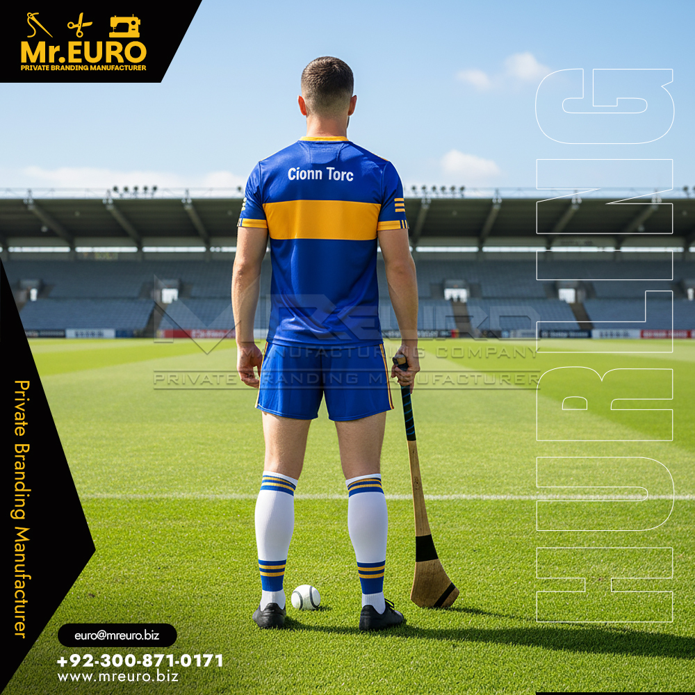 Full Custom Blue Yellow Hurling Teamwear Kit Set - Image 2