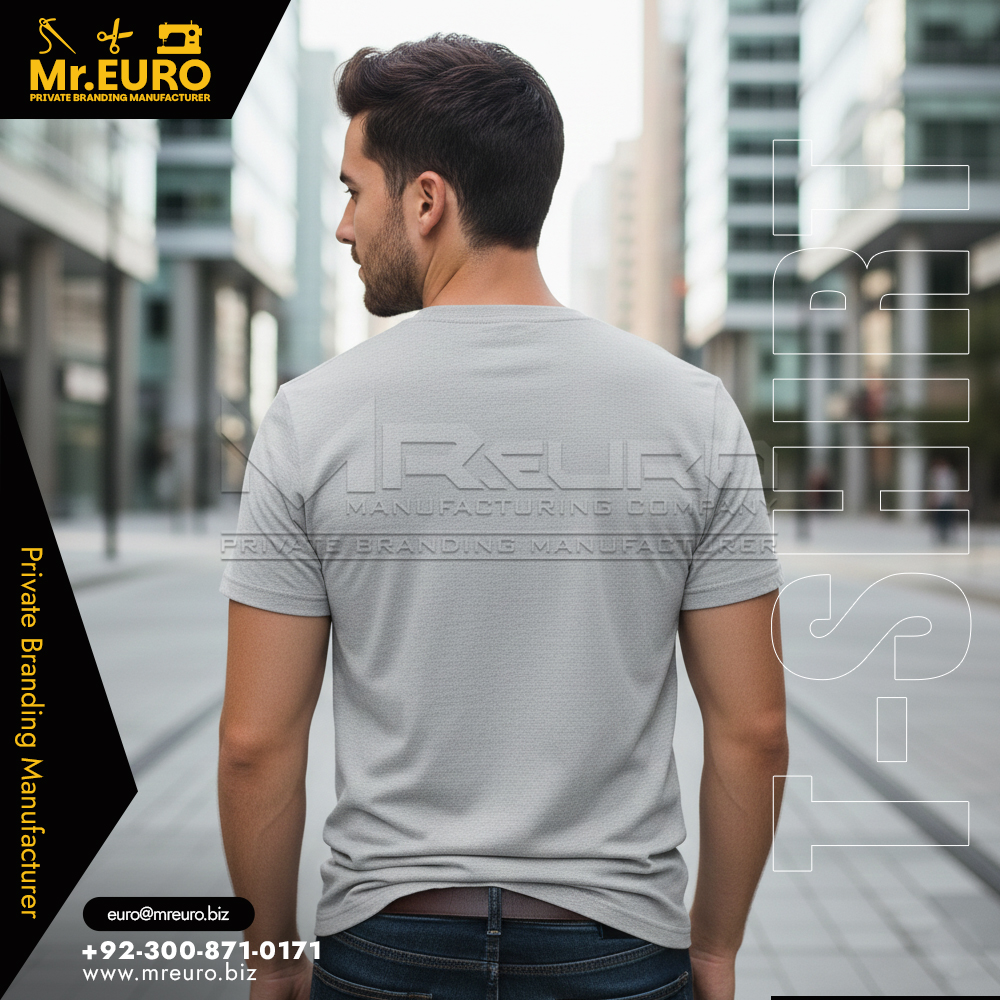 Grey Printed Cotton Casual T-Shirt for Daily Wear - Image 2