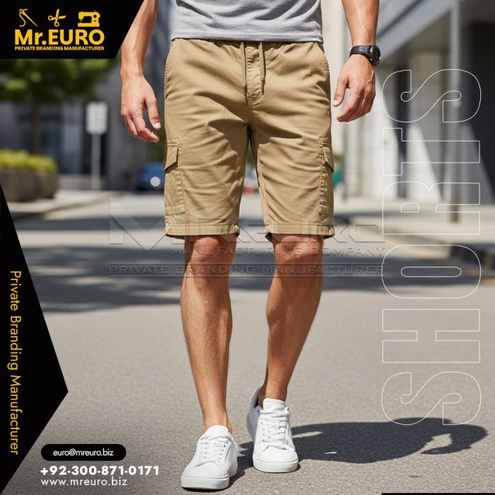 Summer Leisure Solid Color Casual Shorts Men