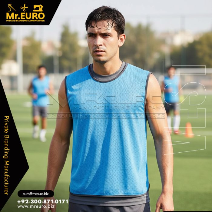 Blue Training Vest Active Practice Sessions