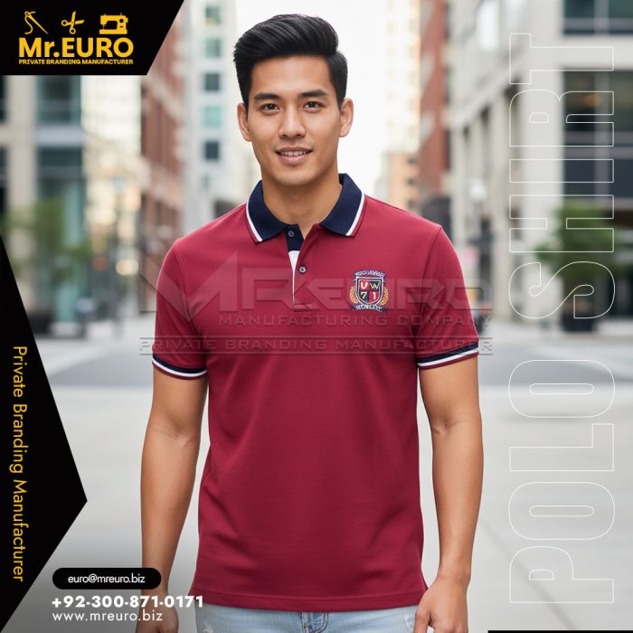Classic Maroon Polo Shirt for Timeless Style