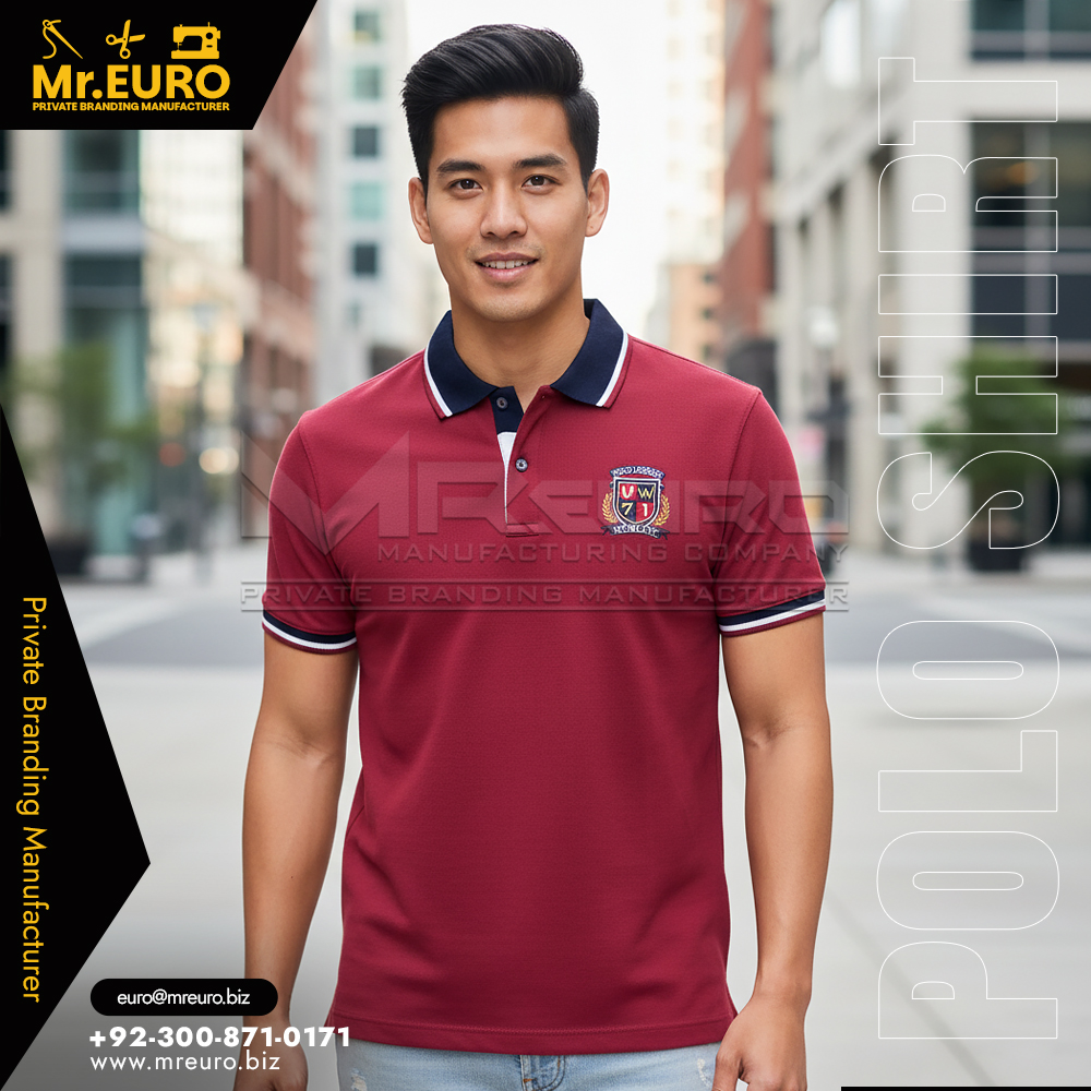 Classic Maroon Polo Shirt for Timeless Style