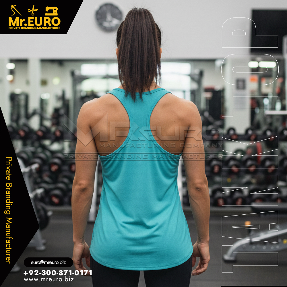 Women's Activewear Style Graphic Gym Tank Top - Image 2