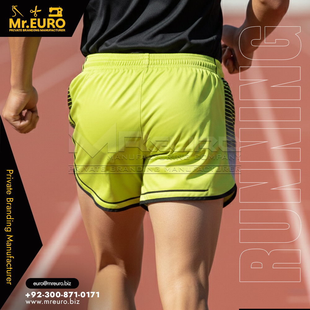 Neon Yellow Running Shorts For High-Visibility Runs - Image 2