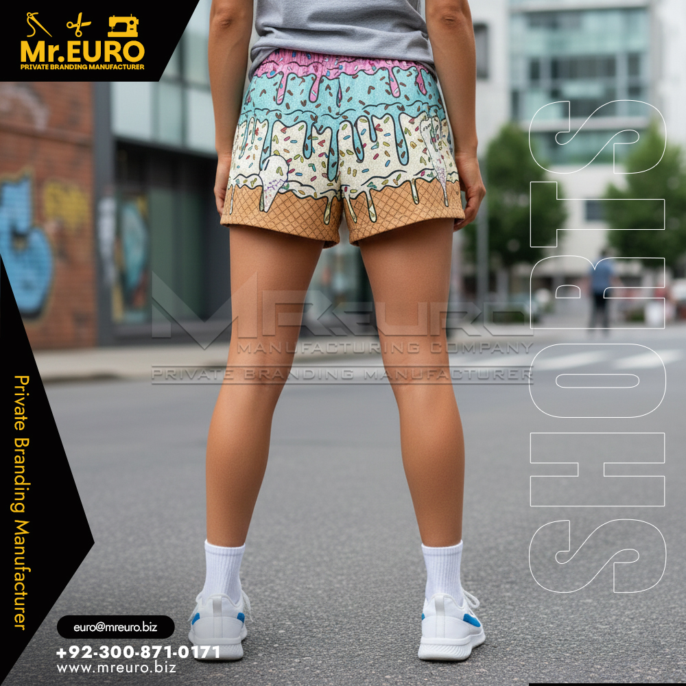 Sublimation Printed Casual Shorts Women Style - Image 2