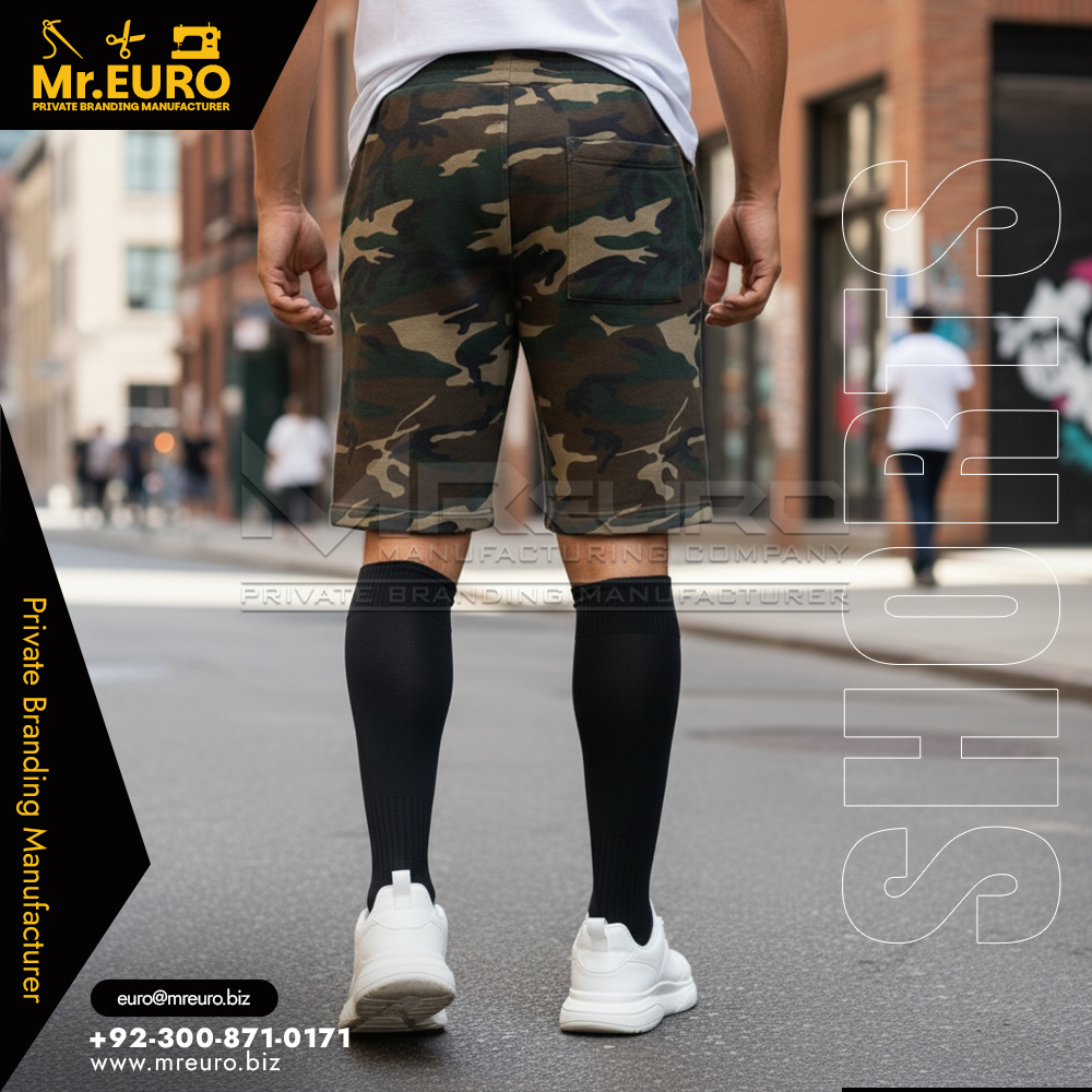 Sublimation Camo Sports Shorts Active Training - Image 2