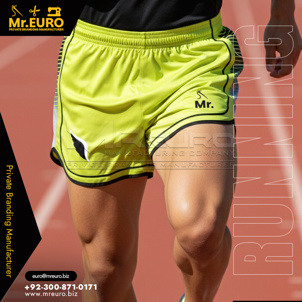 Neon Yellow Running Shorts For High-Visibility Runs