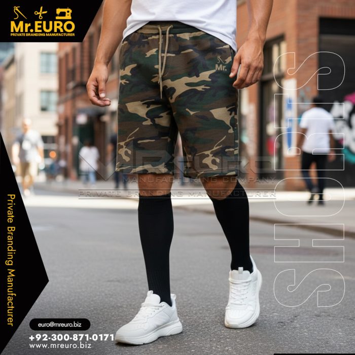 Sublimation Camo Sports Shorts Active Training