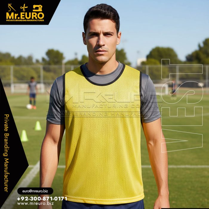 Men's Yellow Training Vest High Energy Practice