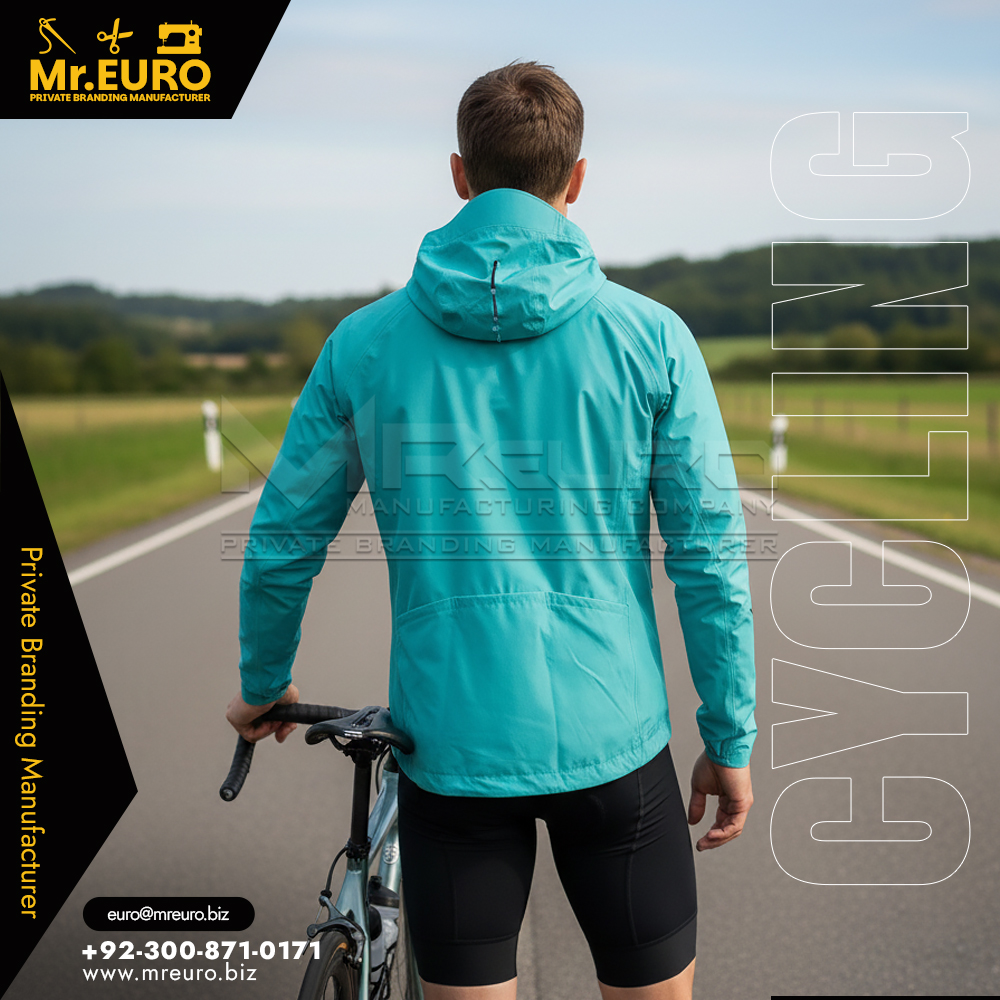 Everyday Rides Sky Blue Cycling Jacket - Image 2
