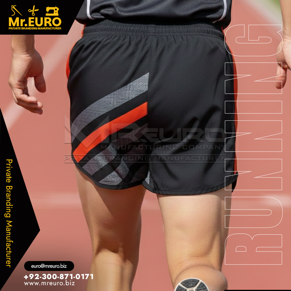 Performance Black Running Shorts - Image 2