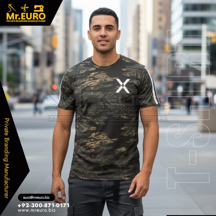 Casual Camouflage Sublimation T-Shirt Daily Wear