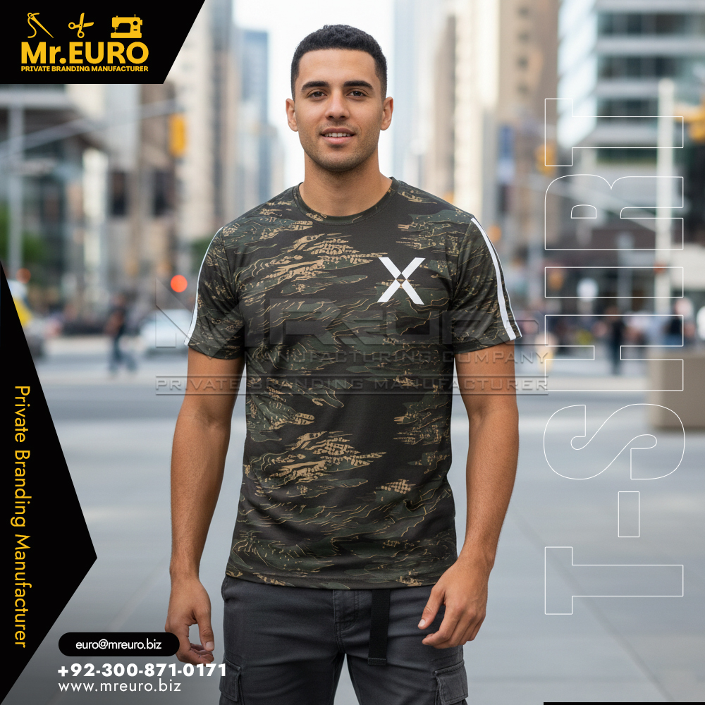 Casual Camouflage Sublimation T-Shirt Daily Wear