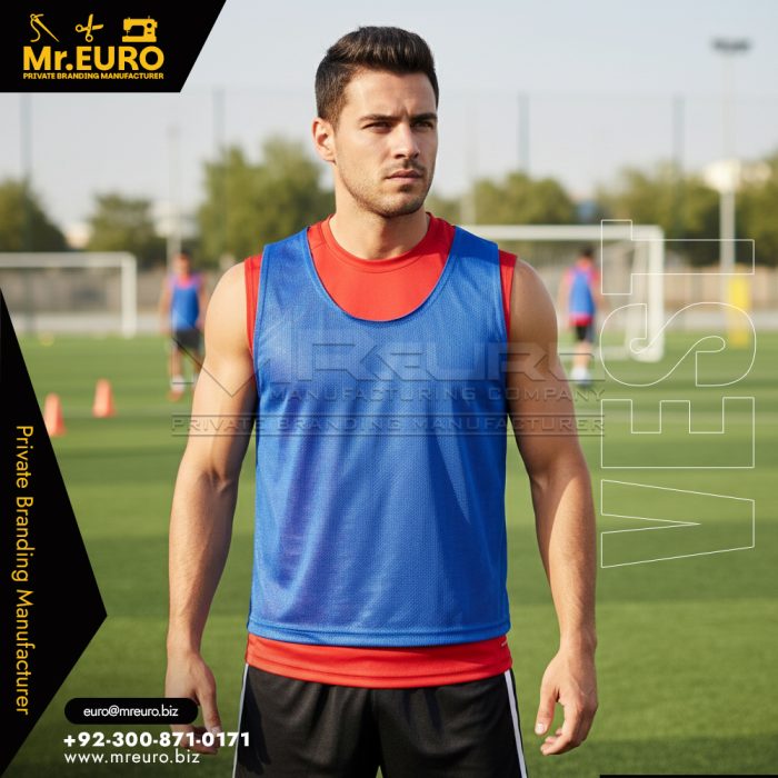Football Practice Blue Training Vest