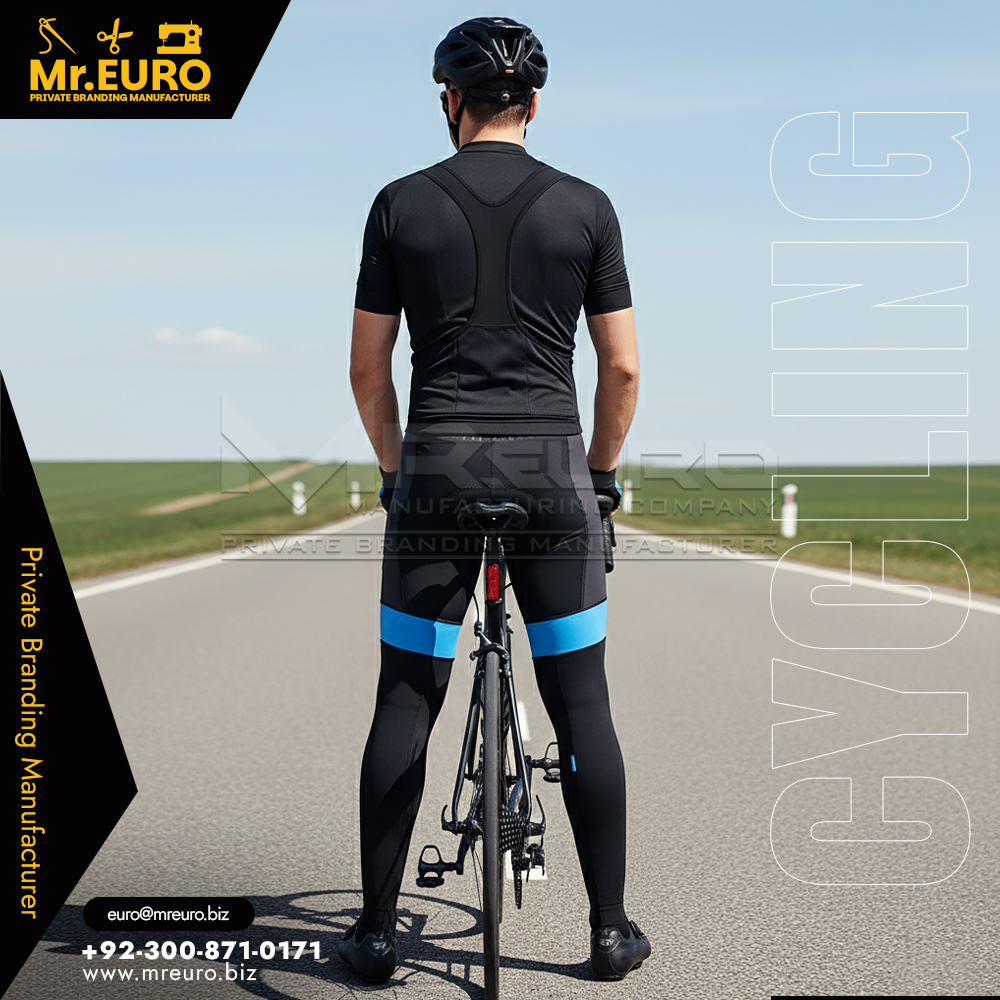 Black Cycling Bib Tights Long Distance Rides - Image 2