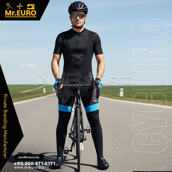 Black Cycling Bib Tights Long Distance Rides