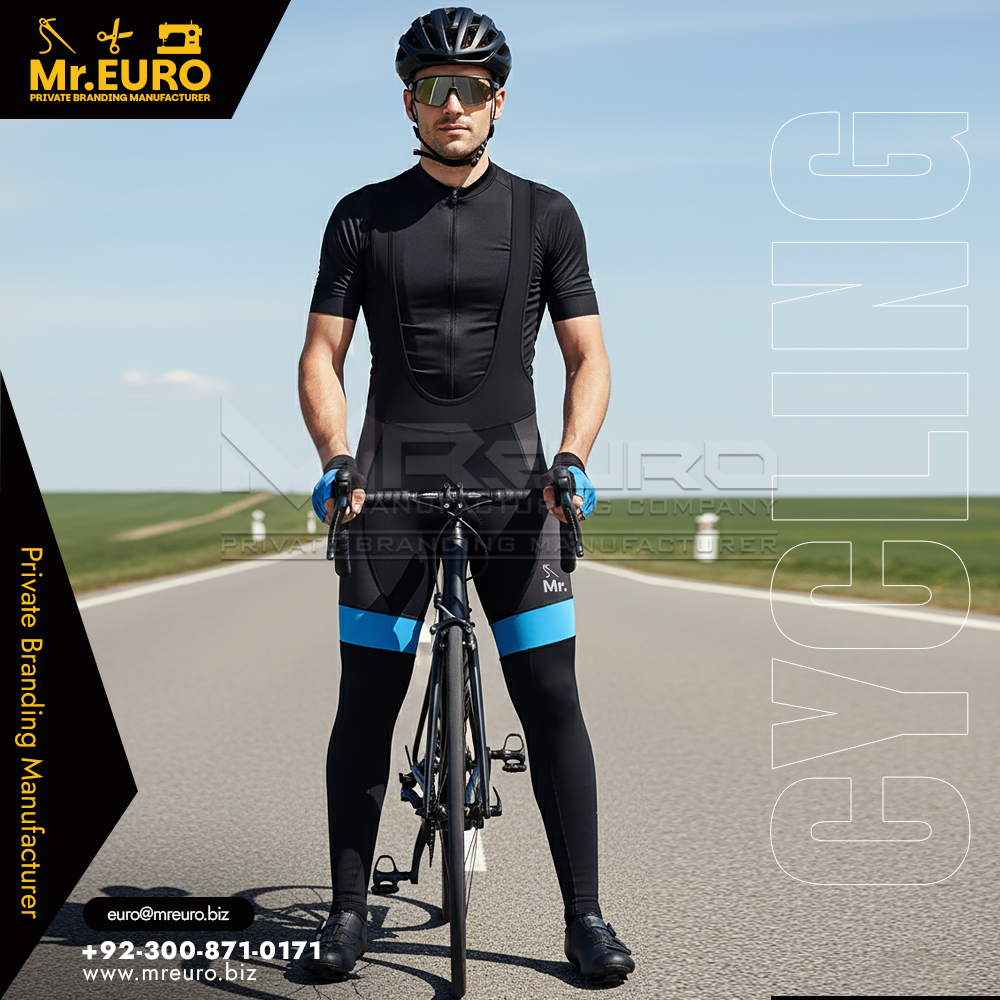 Black Cycling Bib Tights Long Distance Rides