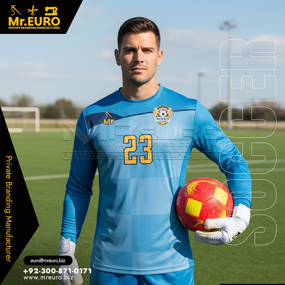 Padded Goalkeeper Jersey Protection Meets Speed