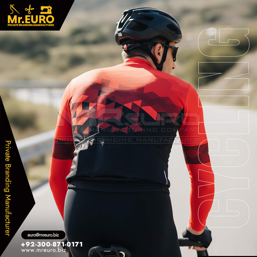 Performance Top Red Cycling Jersey - Image 2