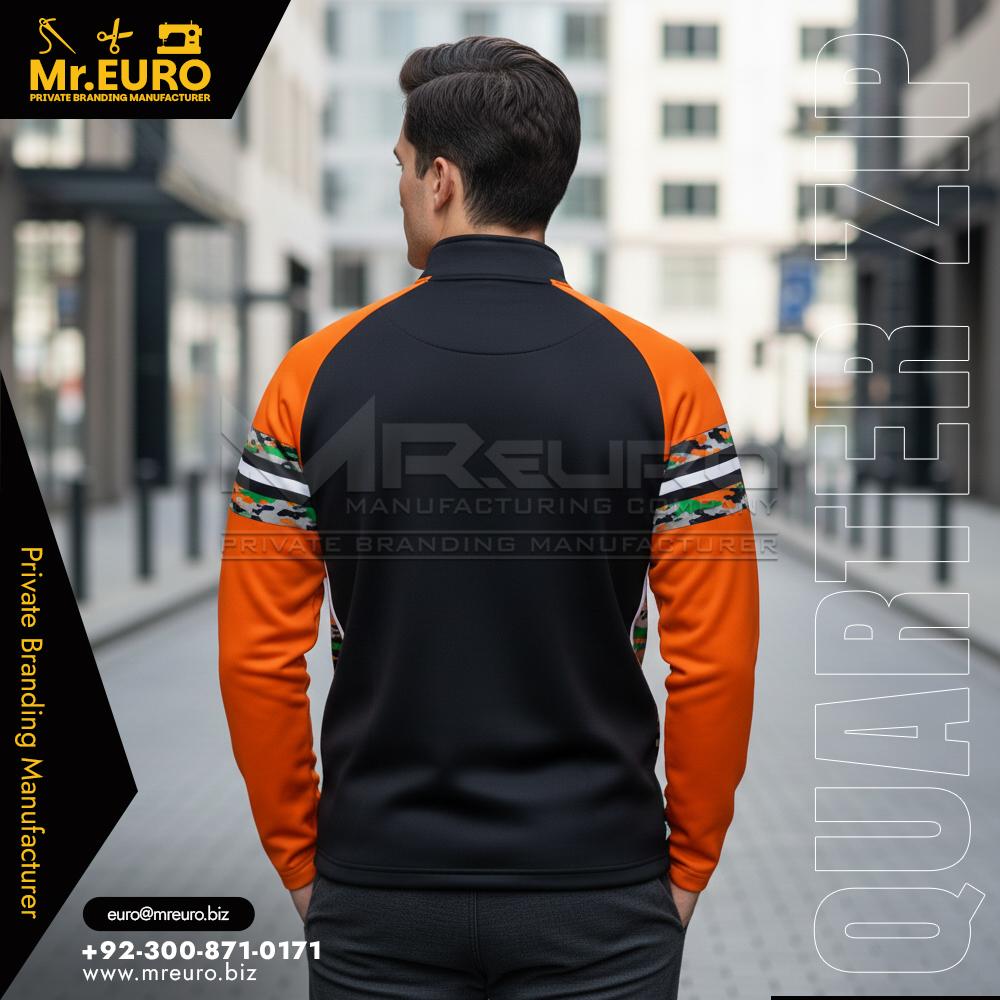 Sublimated 1/4 Zip Pullover for Casual Layering - Image 2