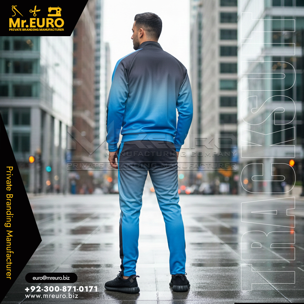 Custom Gradient Tracksuit for Athletic & Street Style - Image 2