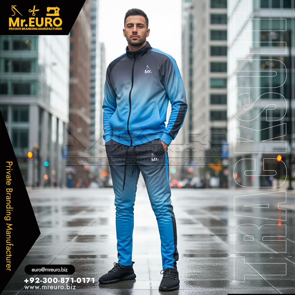 Custom Gradient Tracksuit for Athletic & Street Style