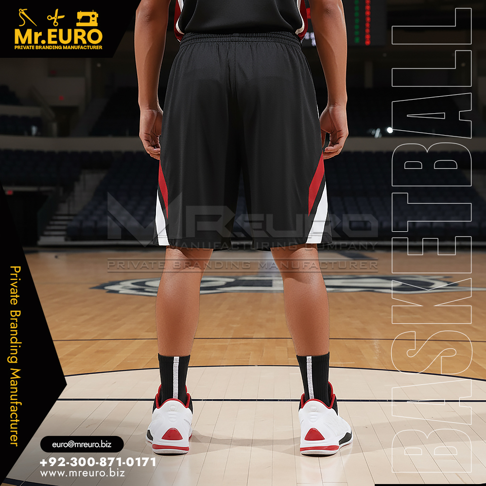 Custom Sports Basketball Shorts Breathable Fit - Image 2