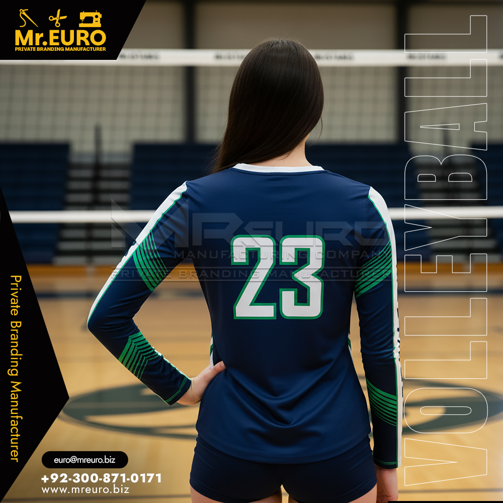 Full Sleeve Volleyball Jersey Pro Level Performance - Image 2
