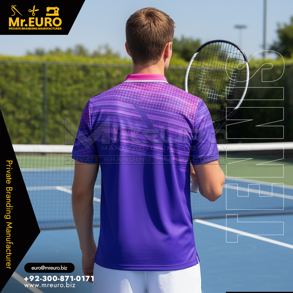 Classic Tennis Polo T-Shirt Timeless Court Look - Image 2