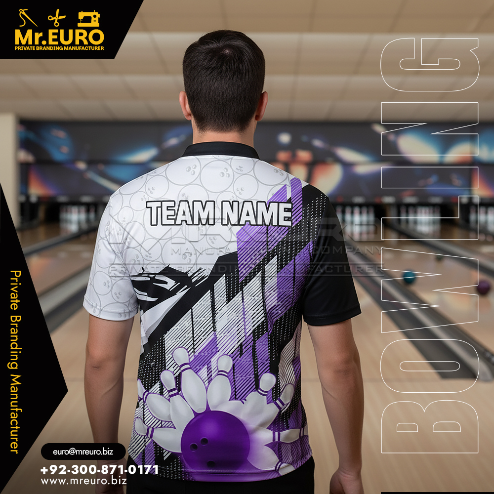 Custom Bowling Quarter Zip Shirt - Image 2