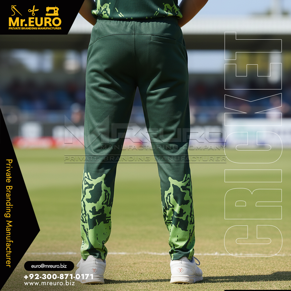 Two Tone Green Cricket Trouser for Match Day Kits - Image 2