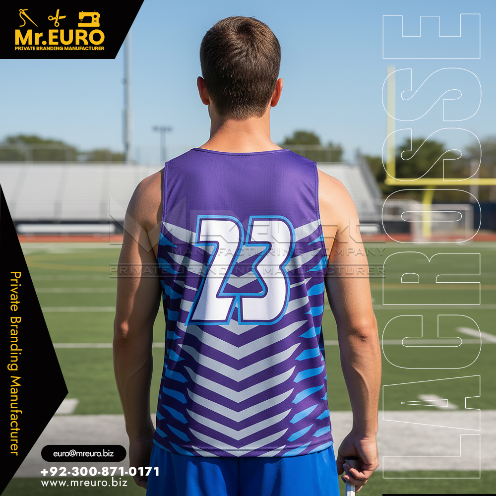 Single Ply Lacrosse Sleeveless Jersey for Teams - Image 2