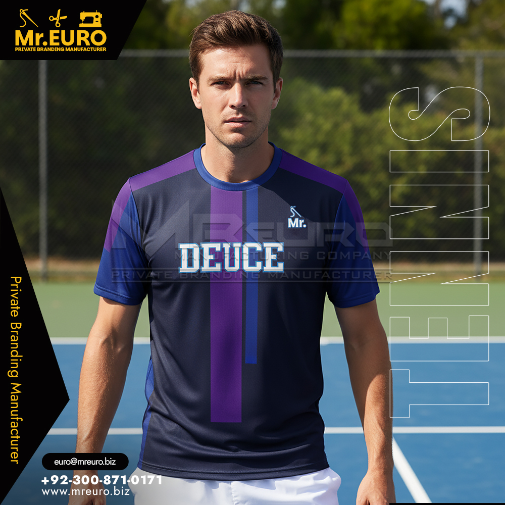 Tennis Slim Fit Crew Neck T-Shirt Court Ready Fit