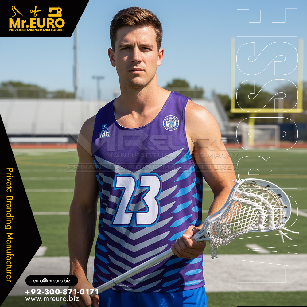 Single Ply Lacrosse Sleeveless Jersey for Teams