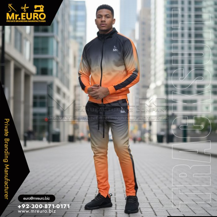 Unisex Sublimated Gradient Tracksuit for All Wear