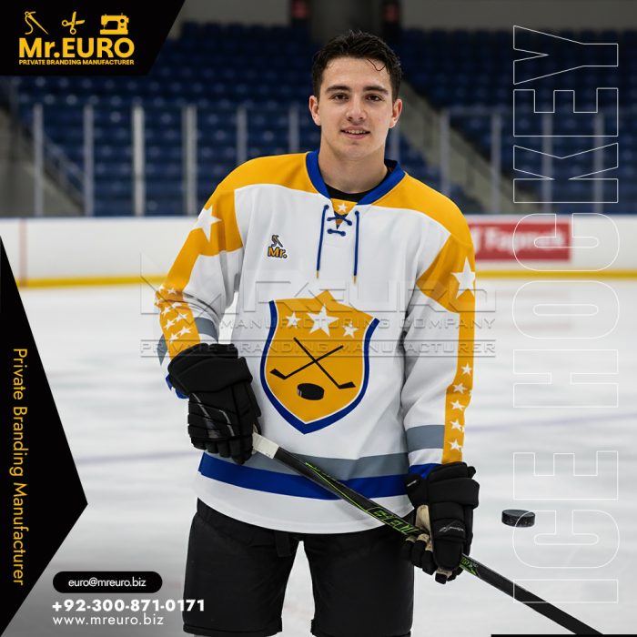 Lace-Up Pro Ice Hockey Jersey Classic Meets Modern